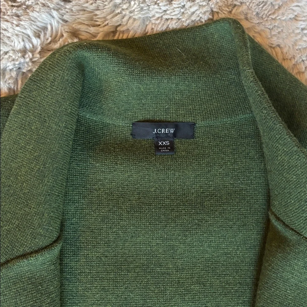 J. Crew Ella Long‎ Sweater Olive